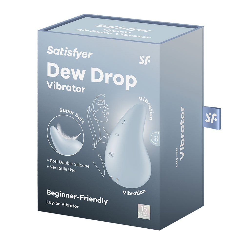 Buy Satisfyer Dew Drop - Light Blue USB Rechargeable Stimulator at NZ’s Mega Adult Toys Store. Discover premium sex toys with discreet shipping at the best price in NZ