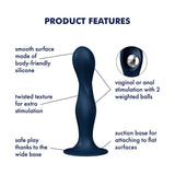 Buy Satisfyer Double Ball - R - Dark Blue - Dark Blue Anal Plug at NZ’s Mega Adult Toys Store. Discover premium sex toys with discreet shipping at the best price in NZ