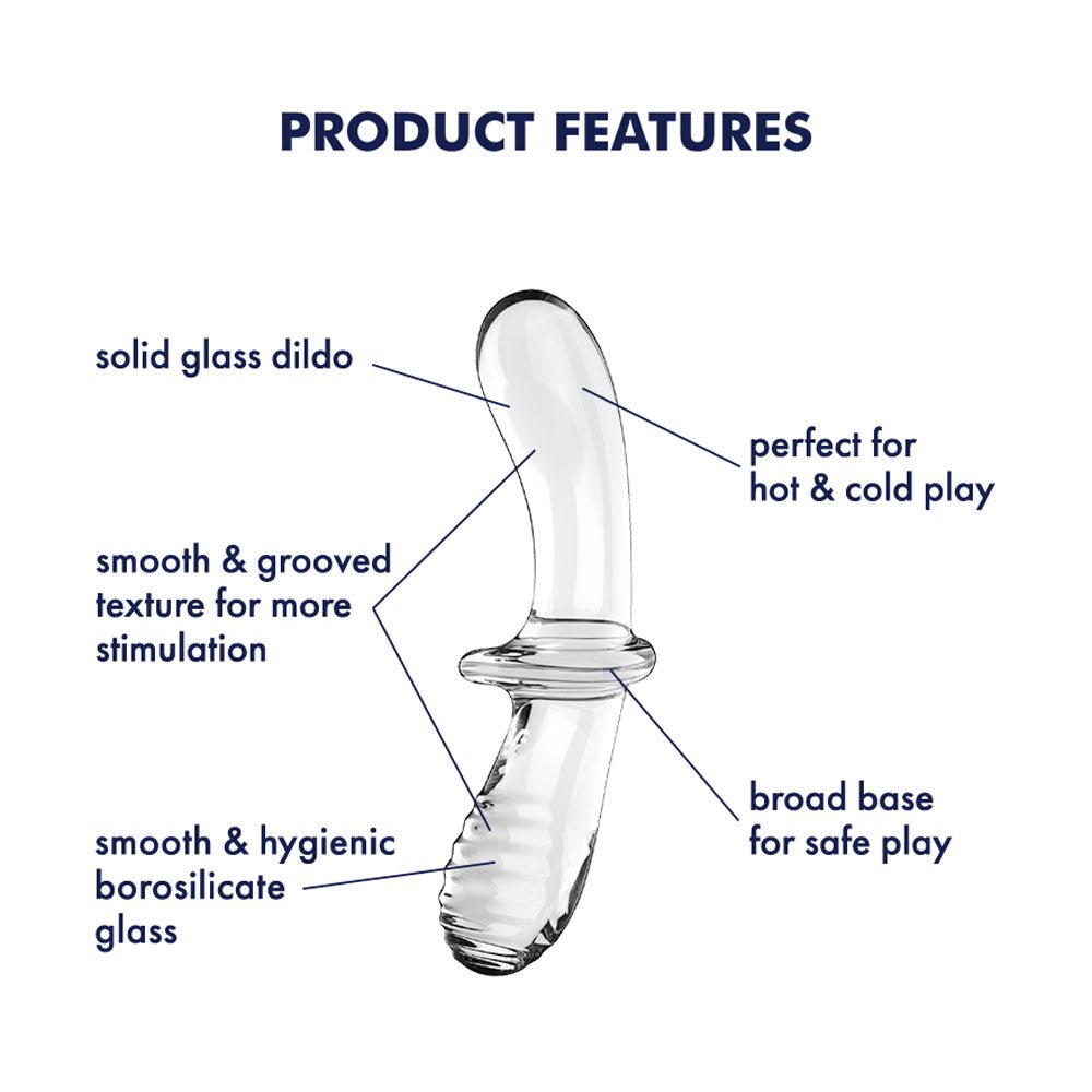 Buy Satisfyer Double Crystal - Clear Glass Double Ended Dildo at NZ’s Mega Adult Toys Store. Discover premium sex toys with discreet shipping at the best price in NZ