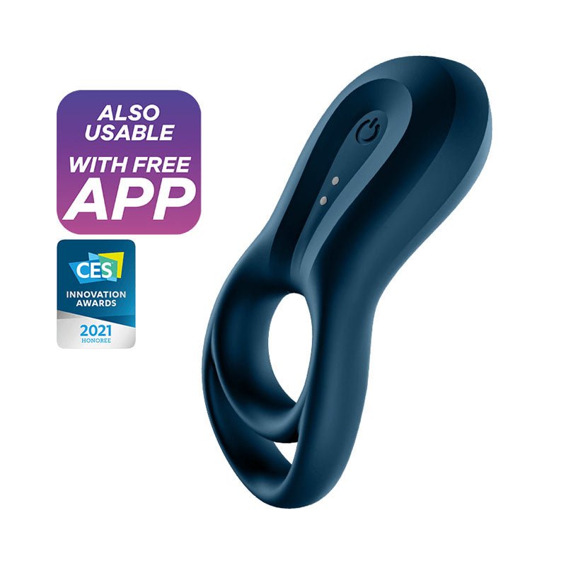 Buy Satisfyer Epic Duo - Navy Blue USB Rechargeable Cock & Balls Ring with App Control at NZ’s Mega Adult Toys Store. Discover premium sex toys with discreet shipping at the best price in NZ