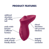 Buy Satisfyer Exciterrr - Berry USB Rechargeable Stimulator at NZ’s Mega Adult Toys Store. Discover premium sex toys with discreet shipping at the best price in NZ