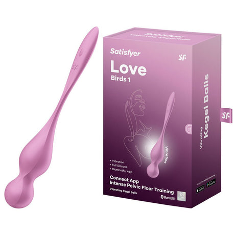 Buy Satisfyer Love Birds 1 - Pink - Pink USB Rechargeable Pelvic Floor Trainer with App Control at NZ’s Mega Adult Toys Store. Discover premium sex toys with discreet shipping at the best price in NZ