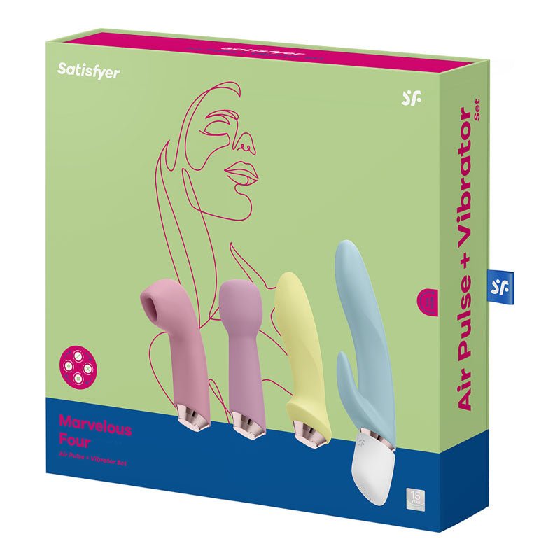 Buy Satisfyer Marvelous Four - 4 - in - 1 USB Rechargeable Vibes at NZ’s Mega Adult Toys Store. Discover premium sex toys with discreet shipping at the best price in NZ