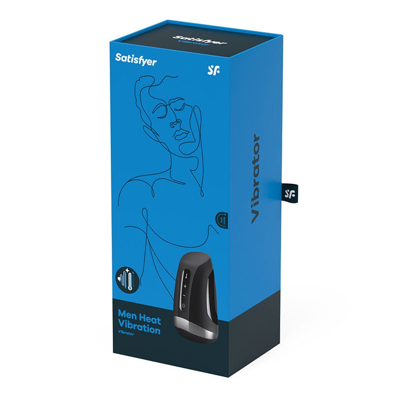 Buy Satisfyer Men Heat Vibration - Black USB Rechargeable Masturbator at NZ’s Mega Adult Toys Store. Discover premium sex toys with discreet shipping at the best price in NZ