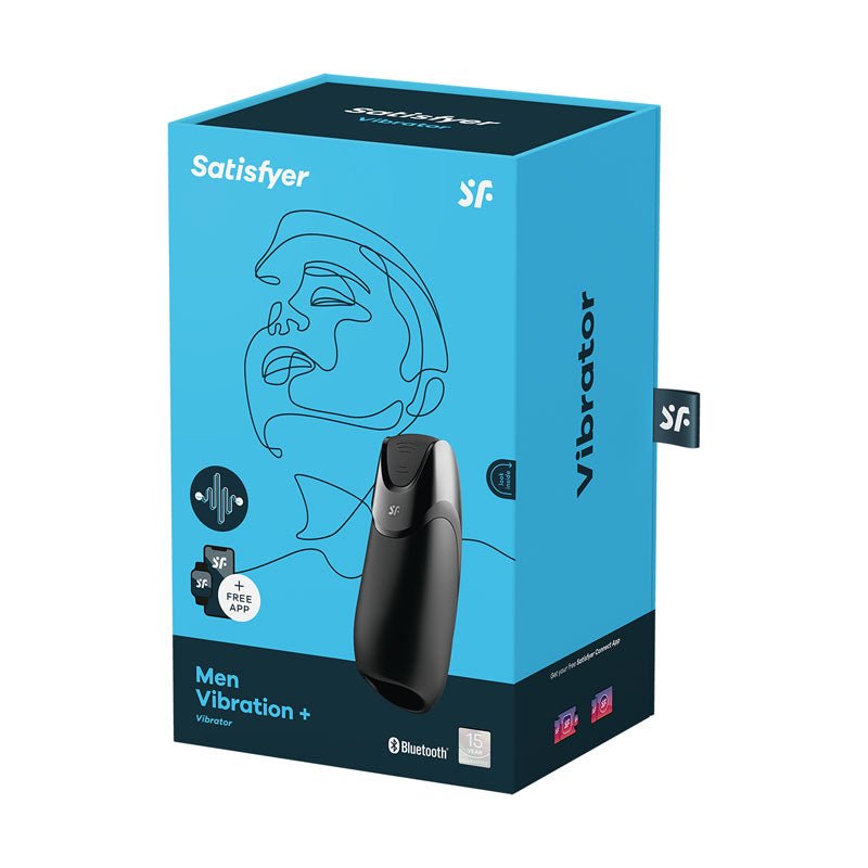 Buy Satisfyer Men Vibration+ - Black USB Rechargeable Masturbator with App Control at NZ’s Mega Adult Toys Store. Discover premium sex toys with discreet shipping at the best price in NZ