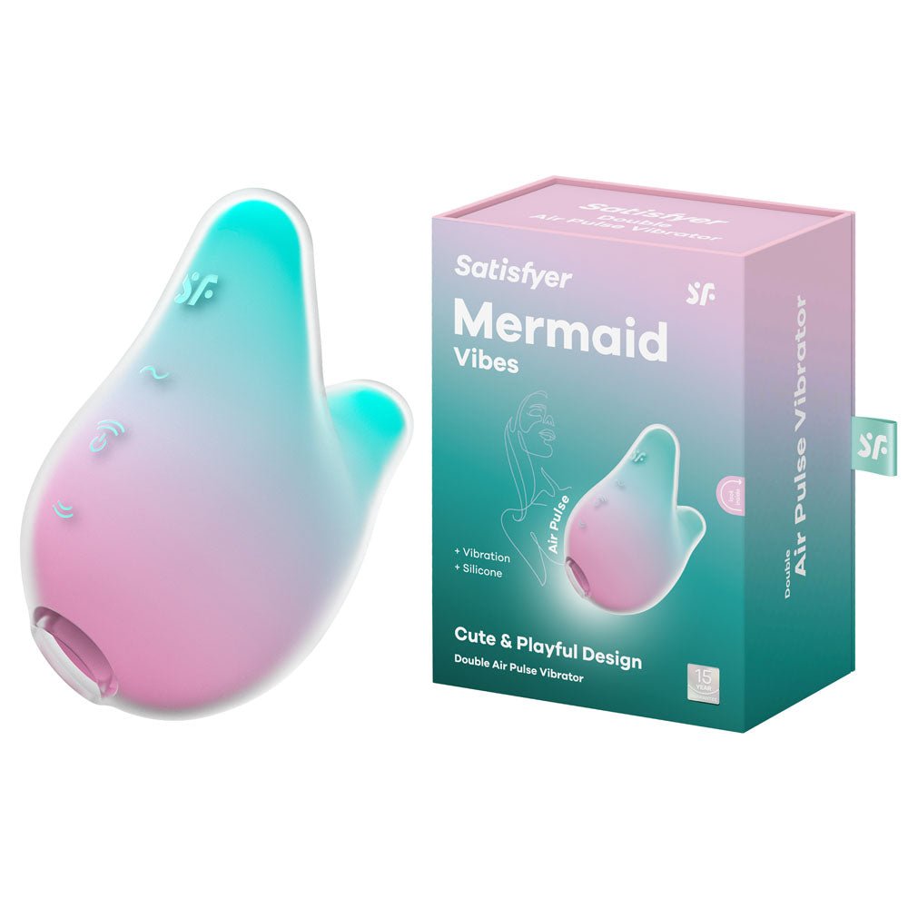 Buy Satisfyer Mermaid Vibes - Mint/Pink - Mint/Pink USB Rechargeable Air Pulse Stimulator at NZ’s Mega Adult Toys Store. Discover premium sex toys with discreet shipping at the best price in NZ