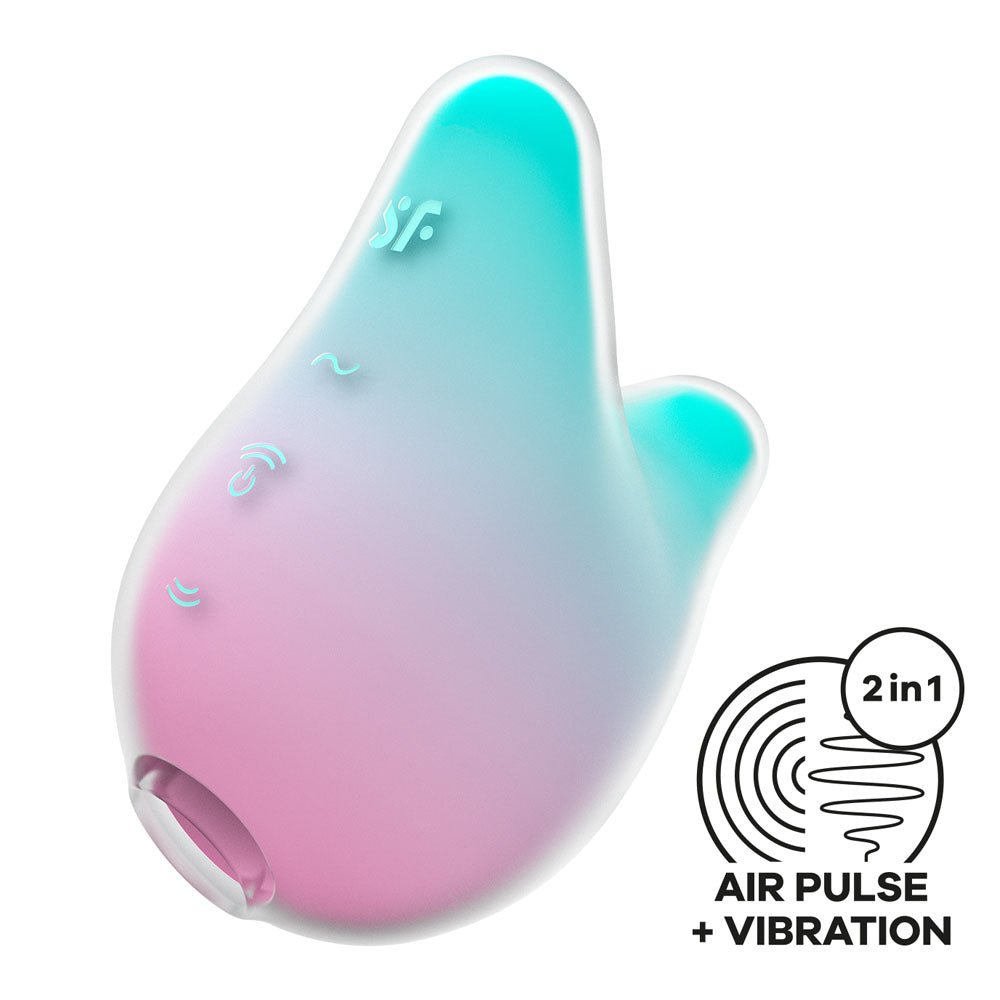 Buy Satisfyer Mermaid Vibes - Mint/Pink - Mint/Pink USB Rechargeable Air Pulse Stimulator at NZ’s Mega Adult Toys Store. Discover premium sex toys with discreet shipping at the best price in NZ