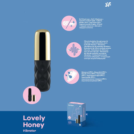 Buy Satisfyer Mini Sparking Darling - Gold/Black USB Rechargeable Mini Vibrator at NZ’s Mega Adult Toys Store. Discover premium sex toys with discreet shipping at the best price in NZ