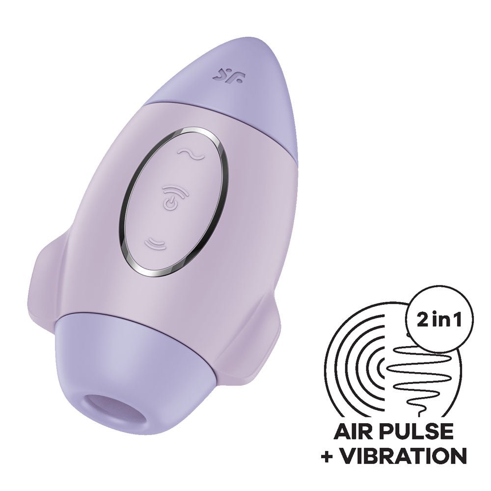 Buy Satisfyer Mission Control - Violet - Violet USB Rechargeable Vibrating Air Pulse Stimulator at NZ’s Mega Adult Toys Store. Discover premium sex toys with discreet shipping at the best price in NZ