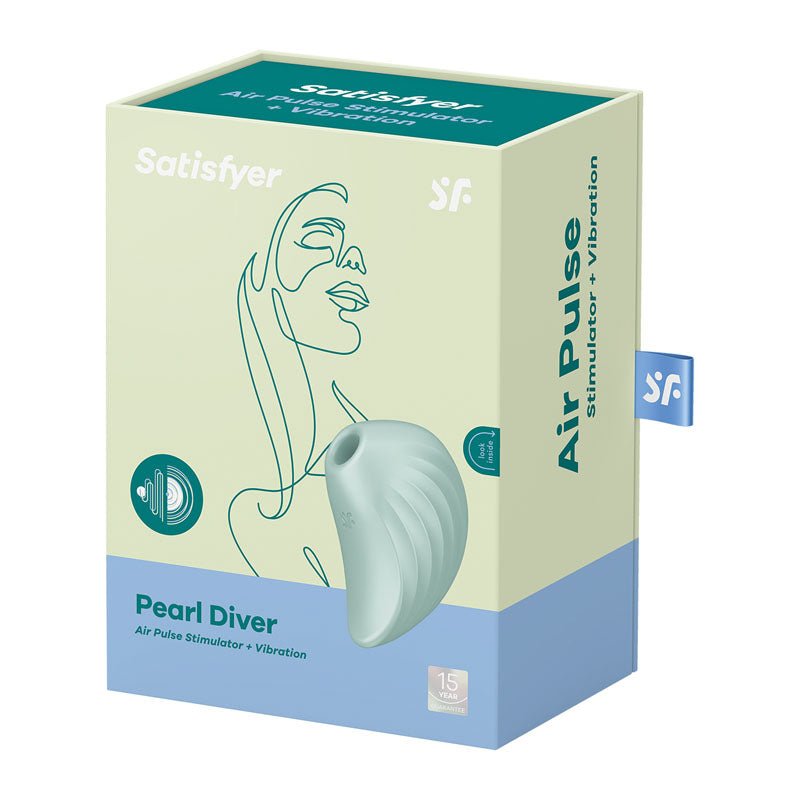 Buy Satisfyer Pearl Diver - Mint - Mint USB Rechargeable Air Pulsation Stimulator at NZ’s Mega Adult Toys Store. Discover premium sex toys with discreet shipping at the best price in NZ