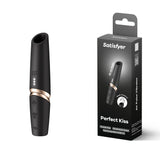 Buy Satisfyer Perfect Kiss - Black USB Rechargeable Air Pulse Stimulator at Oh Joy. Discover premium sex toys with discreet shipping at the best price in NZ