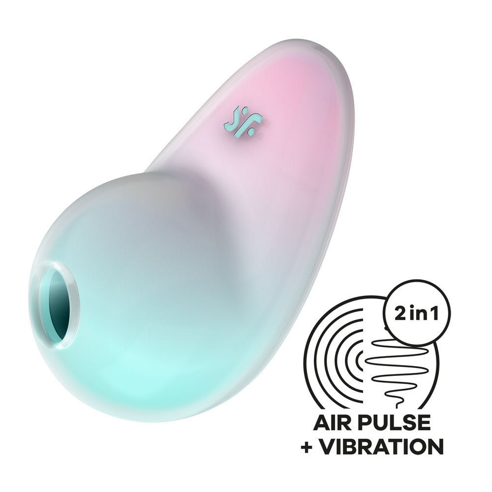 Buy Satisfyer Pixie Dust - Mint/Pink - Mint/Pink USB Rechargeable Vibrating Air Pulse Stimulator at NZ’s Mega Adult Toys Store. Discover premium sex toys with discreet shipping at the best price in NZ