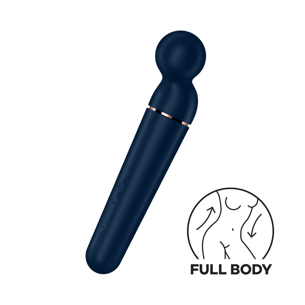 Buy Satisfyer Planet Wand - er - Blue - Blue/Rose Gold USB Rechargeable Massager Wand at NZ’s Mega Adult Toys Store. Discover premium sex toys with discreet shipping at the best price in NZ