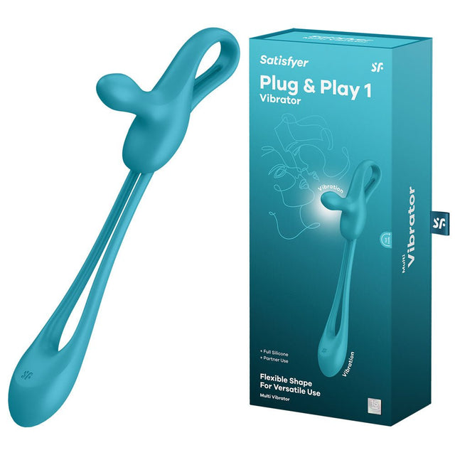 Buy Satisfyer Plug & Play 1 - Blue USB Rechargeable Couples Stimulator at NZ’s Mega Adult Toys Store. Discover premium sex toys with discreet shipping at the best price in NZ