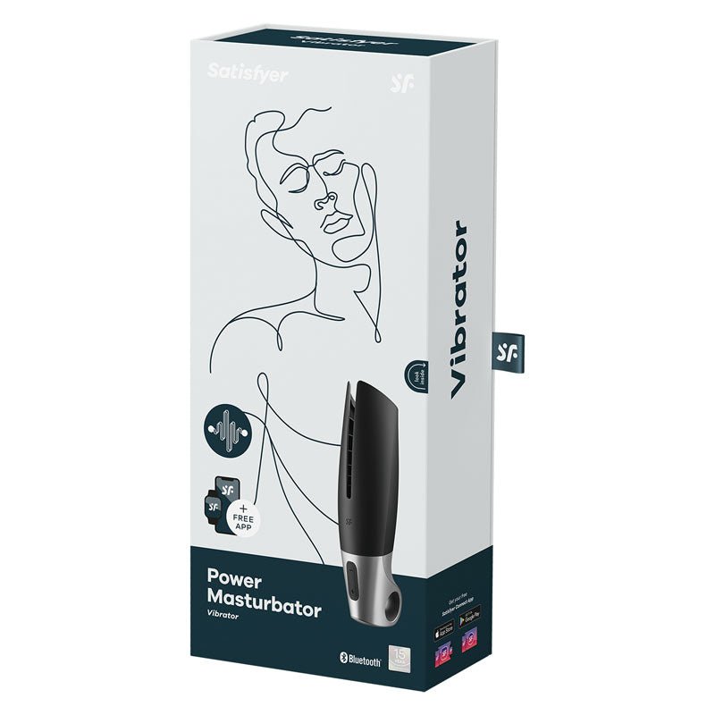 Buy Satisfyer Power Masturbator - Black USB Rechargeable Vibrating Masturbator with App Control at NZ’s Mega Adult Toys Store. Discover premium sex toys with discreet shipping at the best price in NZ