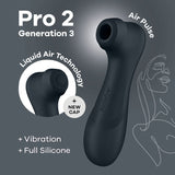 Buy Satisfyer Pro 2 Generation 3 - Dark Grey - Dark Grey Touch - Free USB - Rechargeable Clitoral Stimulator at NZ’s Mega Adult Toys Store. Discover premium sex toys with discreet shipping at the best price in NZ