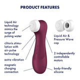 Buy Satisfyer Pro 2 Generation 3 - Wine Red - Wine Red Touch - Free USB - Rechargeable Clitoral Stimulator at NZ’s Mega Adult Toys Store. Discover premium sex toys with discreet shipping at the best price in NZ