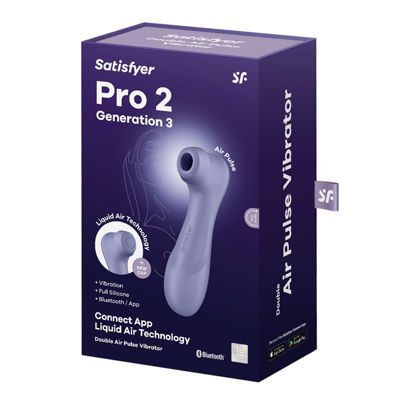 Buy Satisfyer Pro 2 Generation 3 with App Control - Lilac - Lilac Touch - Free USB - Rechargeable Clitoral Stimulator at NZ’s Mega Adult Toys Store. Discover premium sex toys with discreet shipping at the best price in NZ