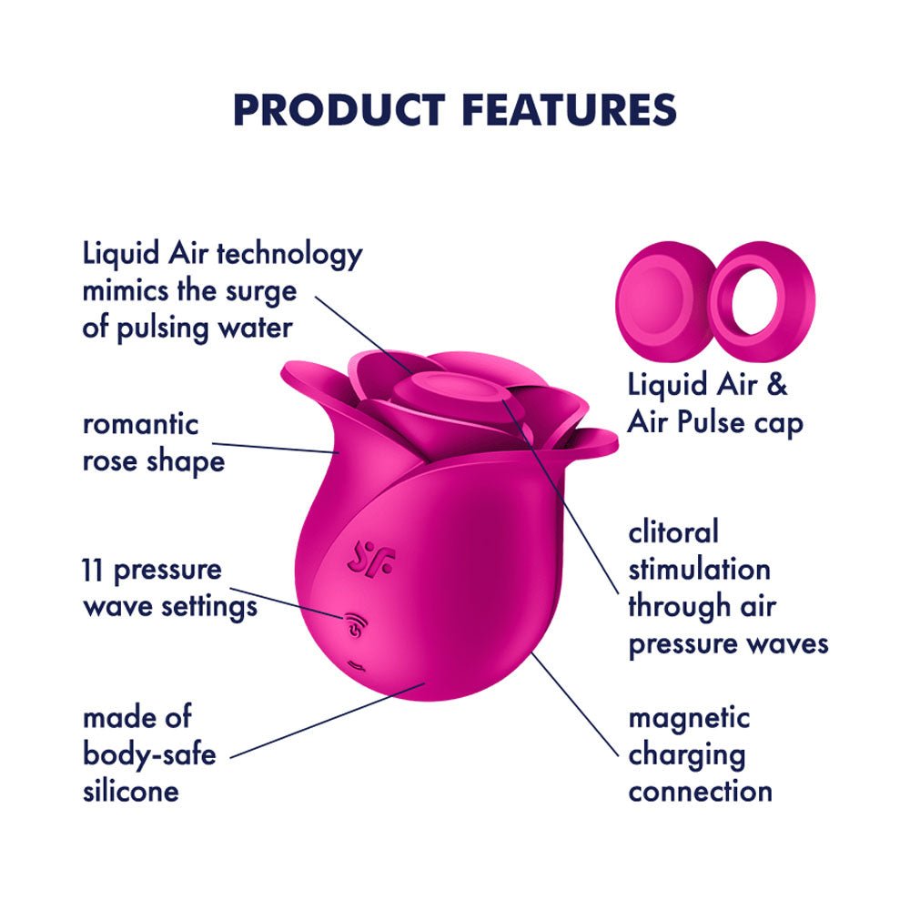 Buy Satisfyer Pro 2 Modern Blossom - Modern Pink USB Rechargeable Air Pulse Rose Stimulator at NZ’s Mega Adult Toys Store. Discover premium sex toys with discreet shipping at the best price in NZ