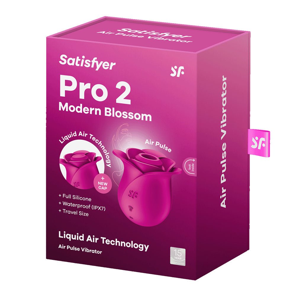 Buy Satisfyer Pro 2 Modern Blossom - Modern Pink USB Rechargeable Air Pulse Rose Stimulator at NZ’s Mega Adult Toys Store. Discover premium sex toys with discreet shipping at the best price in NZ