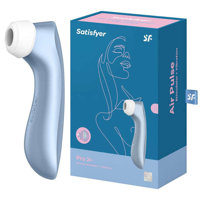 Buy Satisfyer Pro 2+ - Blue Touch - Free USB - Rechargeable Clitoral Stimulator with Vibration at NZ’s Mega Adult Toys Store. Discover premium sex toys with discreet shipping at the best price in NZ