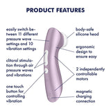 Buy Satisfyer Pro 2+ Purple - Purple Touch - Free USB - Rechargeable Clitoral Stimulator with Vibration at NZ’s Mega Adult Toys Store. Discover premium sex toys with discreet shipping at the best price in NZ