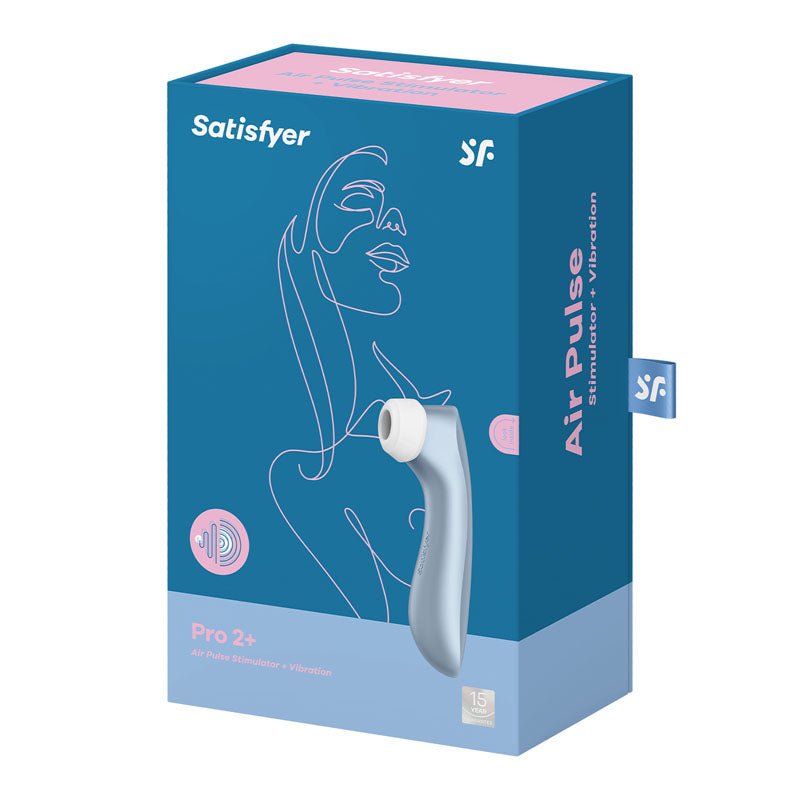 Buy Satisfyer Pro 2+ - Blue Touch - Free USB - Rechargeable Clitoral Stimulator with Vibration at NZ’s Mega Adult Toys Store. Discover premium sex toys with discreet shipping at the best price in NZ