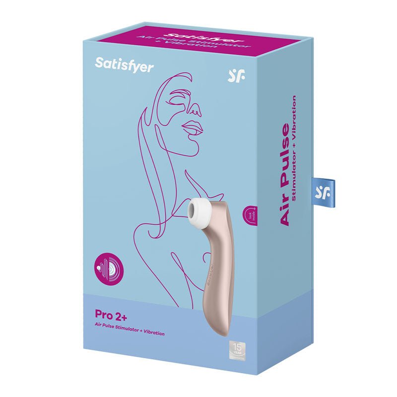 Buy Satisfyer Pro 2+ Rose Gold - Rose Gold Touch - Free USB - Rechargeable Clitoral Stimulator with Vibration at NZ’s Mega Adult Toys Store. Discover premium sex toys with discreet shipping at the best price in NZ