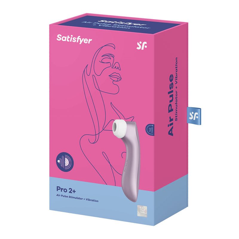 Buy Satisfyer Pro 2+ Purple - Purple Touch - Free USB - Rechargeable Clitoral Stimulator with Vibration at NZ’s Mega Adult Toys Store. Discover premium sex toys with discreet shipping at the best price in NZ