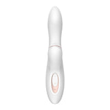 Buy Satisfyer Pro + G - Spot - White 22 cm USB Rechargeable Rabbit Vibrator with Touch - Free Clitoral Stimulator at NZ’s Mega Adult Toys Store. Discover premium sex toys with discreet shipping at the best price in NZ