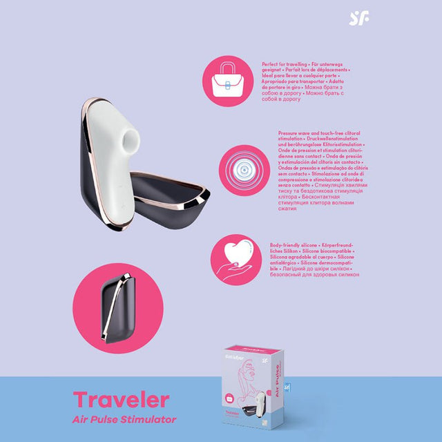 Buy Satisfyer Pro Traveller - USB Rechargeable Touch - Free Clitoral Stimulator at NZ’s Mega Adult Toys Store. Discover premium sex toys with discreet shipping at the best price in NZ