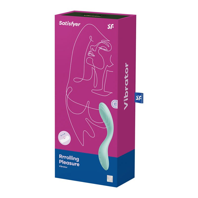 Buy Satisfyer Rrrolling Pleasure - Mint USB Rechargeable Vibrator at NZ’s Mega Adult Toys Store. Discover premium sex toys with discreet shipping at the best price in NZ