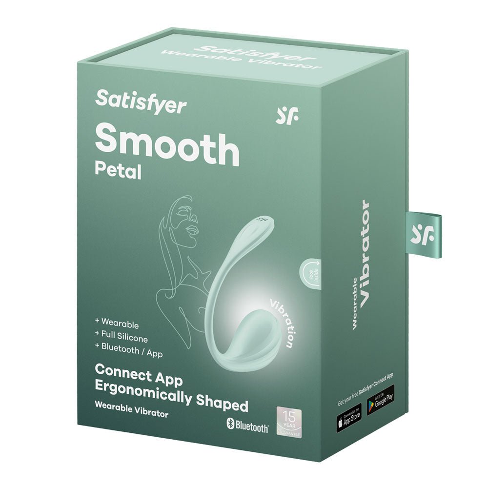 Buy Satisfyer Smooth Petal - Mint - Mint USB Rechargeable Wearable Stimulator with App Control at NZ’s Mega Adult Toys Store. Discover premium sex toys with discreet shipping at the best price in NZ