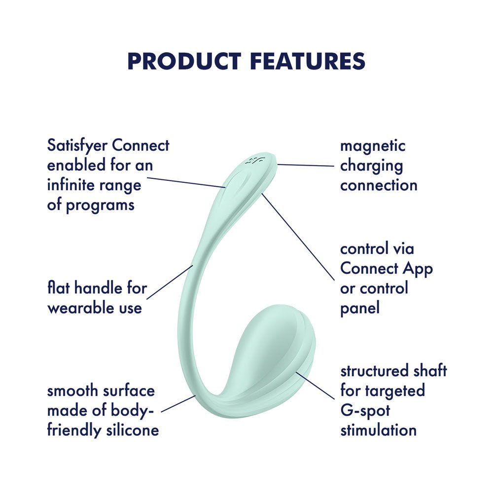 Buy Satisfyer Smooth Petal - Mint - Mint USB Rechargeable Wearable Stimulator with App Control at NZ’s Mega Adult Toys Store. Discover premium sex toys with discreet shipping at the best price in NZ