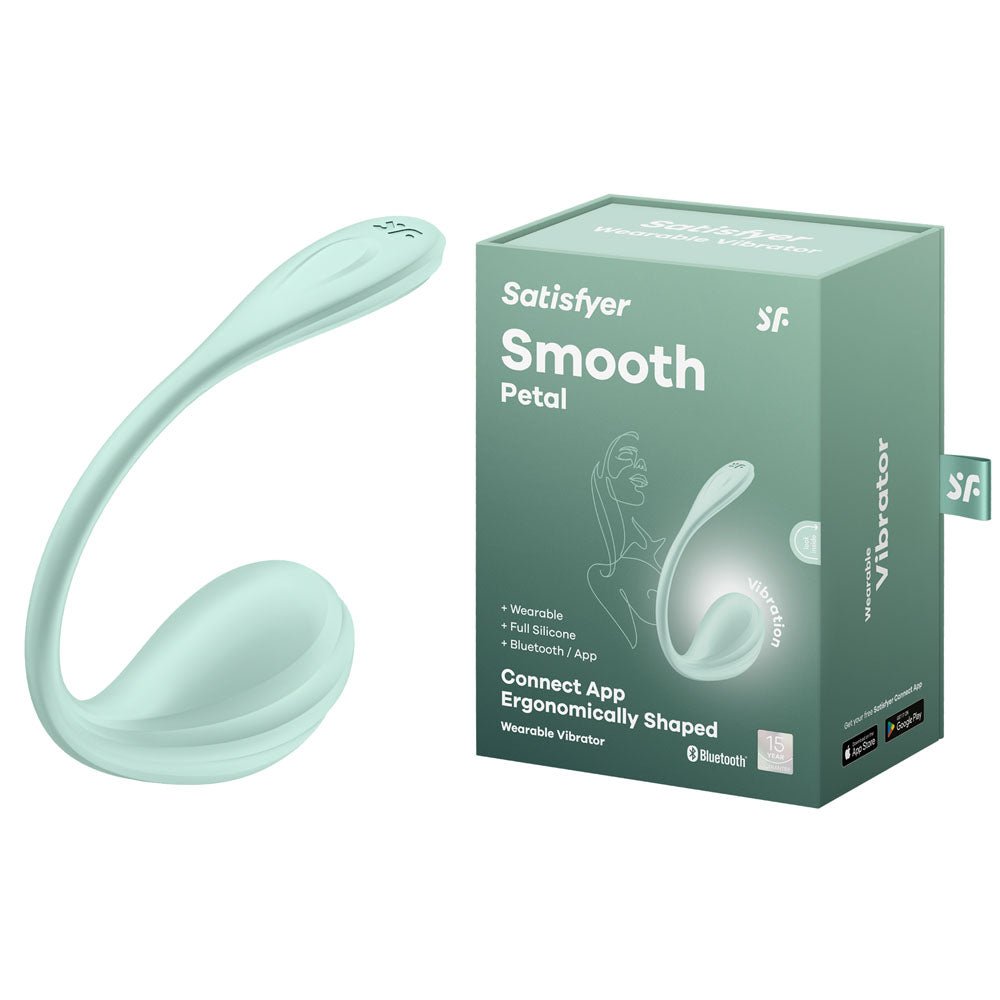 Buy Satisfyer Smooth Petal - Mint - Mint USB Rechargeable Wearable Stimulator with App Control at NZ’s Mega Adult Toys Store. Discover premium sex toys with discreet shipping at the best price in NZ