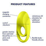 Buy Satisfyer Spectacular Duo - Light Green USB Rechargeable Cock & Balls Ring at NZ’s Mega Adult Toys Store. Discover premium sex toys with discreet shipping at the best price in NZ