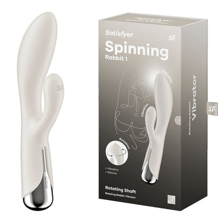 Buy Satisfyer Spinning Rabbit 1 - Beige - Beige 20 cm USB Rechargeable Rotating Rabbit Vibrator at NZ’s Mega Adult Toys Store. Discover premium sex toys with discreet shipping at the best price in NZ