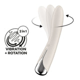 Buy Satisfyer Spinning Vibe 1 - Beige - Beige 17.8 cm USB Rechargeable Rotating Vibrator at NZ’s Mega Adult Toys Store. Discover premium sex toys with discreet shipping at the best price in NZ