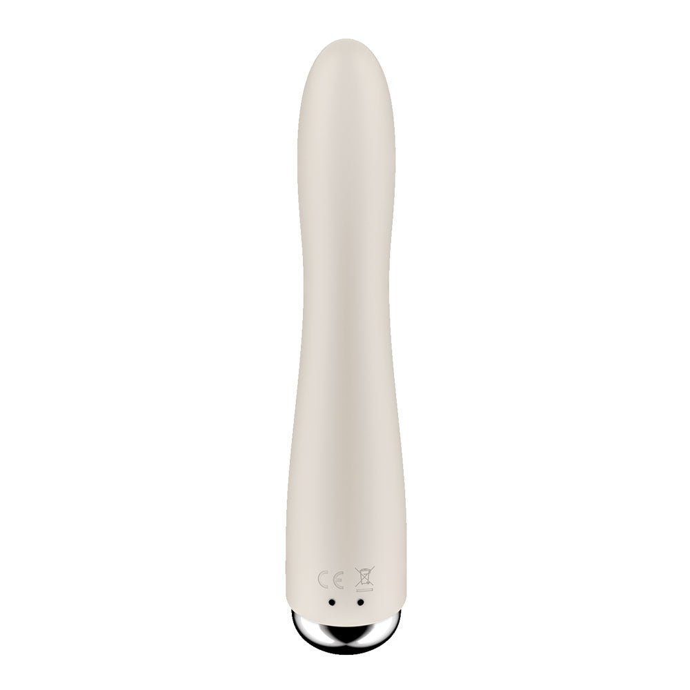 Buy Satisfyer Spinning Vibe 1 - Beige - Beige 17.8 cm USB Rechargeable Rotating Vibrator at NZ’s Mega Adult Toys Store. Discover premium sex toys with discreet shipping at the best price in NZ