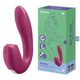 Buy Satisfyer Sunray - Berry USB Rechargeable Vibrator with Air Pulsation & App Control at NZ’s Mega Adult Toys Store. Discover premium sex toys with discreet shipping at the best price in NZ