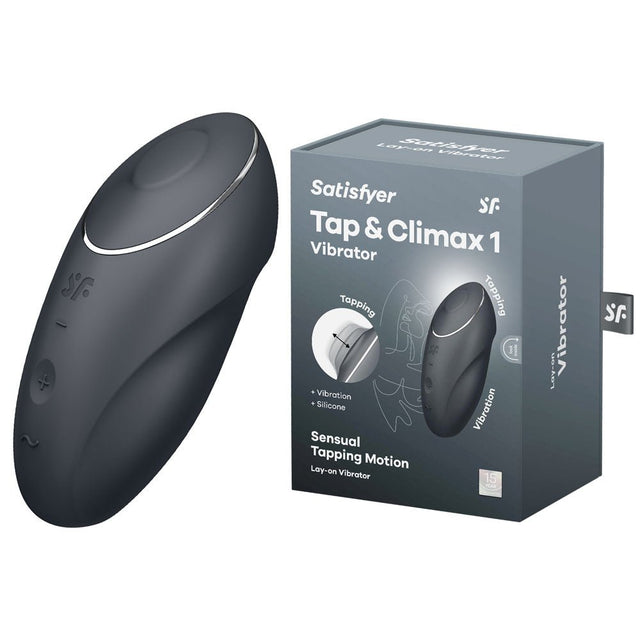 Buy Satisfyer Tap & Climax 1 - Grey - Grey USB Rechargeable Pulsing Stimulator at NZ’s Mega Adult Toys Store. Discover premium sex toys with discreet shipping at the best price in NZ