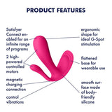 Buy Satisfyer Top Secret + - Pink Wearable Vibrator with App Control at NZ’s Mega Adult Toys Store. Discover premium sex toys with discreet shipping at the best price in NZ