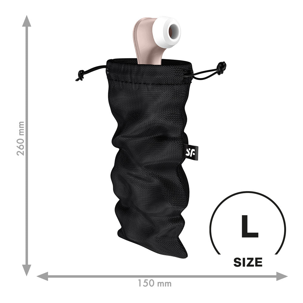 Buy Satisfyer Treasure Bag Large - Black - Black Large Toy Storage Bag at NZ’s Mega Adult Toys Store. Discover premium sex toys with discreet shipping at the best price in NZ