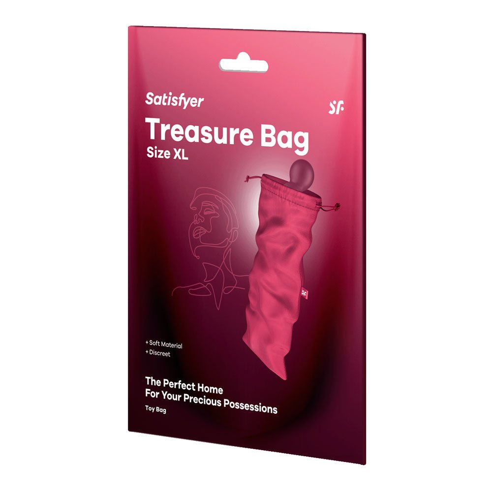 Buy Satisfyer Treasure Bag XLarge - Pink - Pink XL Toy Storage Bag at NZ’s Mega Adult Toys Store. Discover premium sex toys with discreet shipping at the best price in NZ