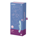 Buy Satisfyer Triple Oh - Light Blue USB Rechargeable Rabbit Vibrator at NZ’s Mega Adult Toys Store. Discover premium sex toys with discreet shipping at the best price in NZ