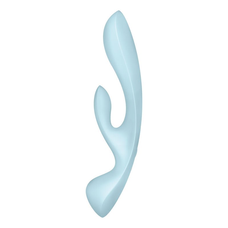 Buy Satisfyer Triple Oh - Light Blue USB Rechargeable Rabbit Vibrator at NZ’s Mega Adult Toys Store. Discover premium sex toys with discreet shipping at the best price in NZ