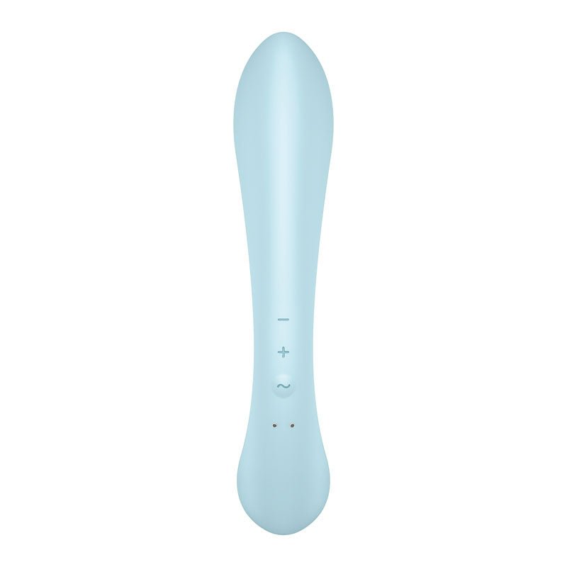 Buy Satisfyer Triple Oh - Light Blue USB Rechargeable Rabbit Vibrator at NZ’s Mega Adult Toys Store. Discover premium sex toys with discreet shipping at the best price in NZ