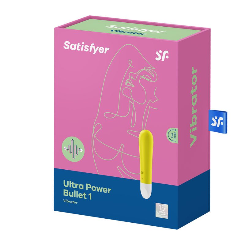 Buy Satisfyer Ultra Power Bullet 1 - Yellow USB Rechargeable Bullet at NZ’s Mega Adult Toys Store. Discover premium sex toys with discreet shipping at the best price in NZ