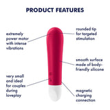 Buy Satisfyer Ultra Power Bullet 1 - Red USB Rechargeable Bullet at NZ’s Mega Adult Toys Store. Discover premium sex toys with discreet shipping at the best price in NZ