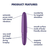 Buy Satisfyer Ultra Power Bullet 6 - Purple USB Rechargeable Bullet at NZ’s Mega Adult Toys Store. Discover premium sex toys with discreet shipping at the best price in NZ